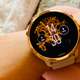 You can see how big it is on my wrist. That’s a 50mm case, baby! You can see the heat map watch face here, too!